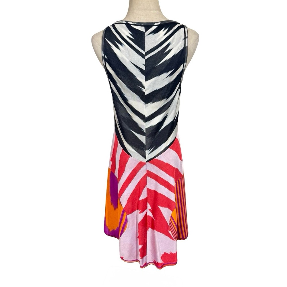 Missoni Zig Zag Pattern Viscose Patchwork V Neck … - image 8